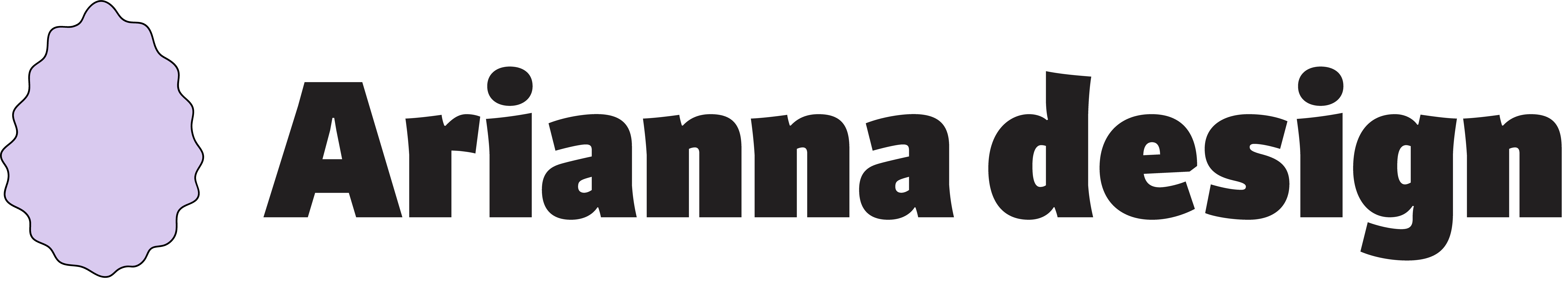 Logo Arianna design orizzontale